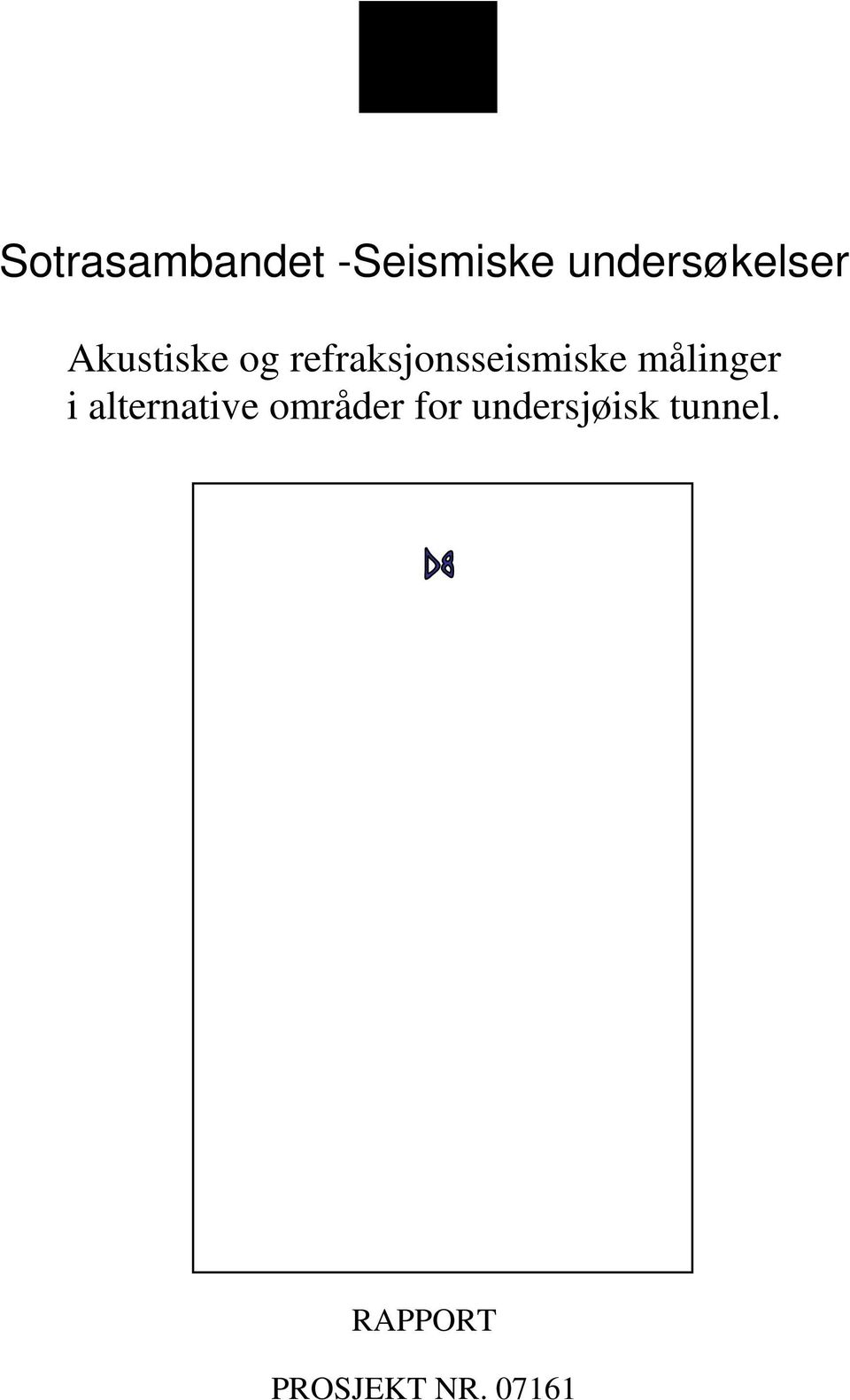 refraksjonsseismiske målinger i