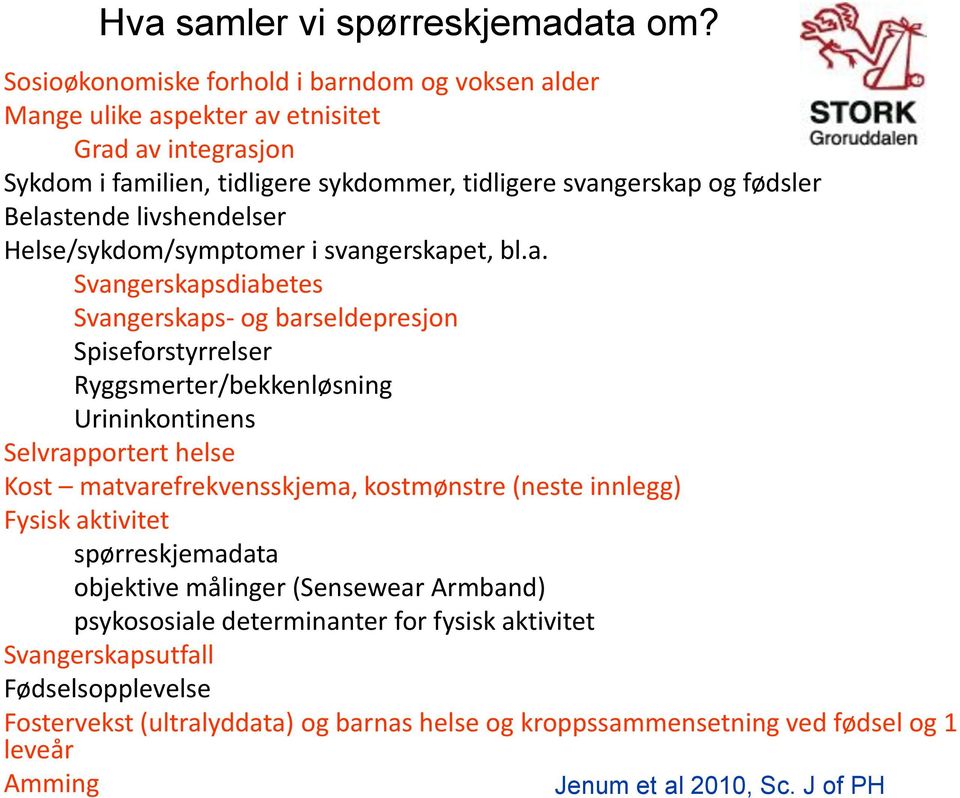 livshendelser Helse/sykdom/symptomer i svan