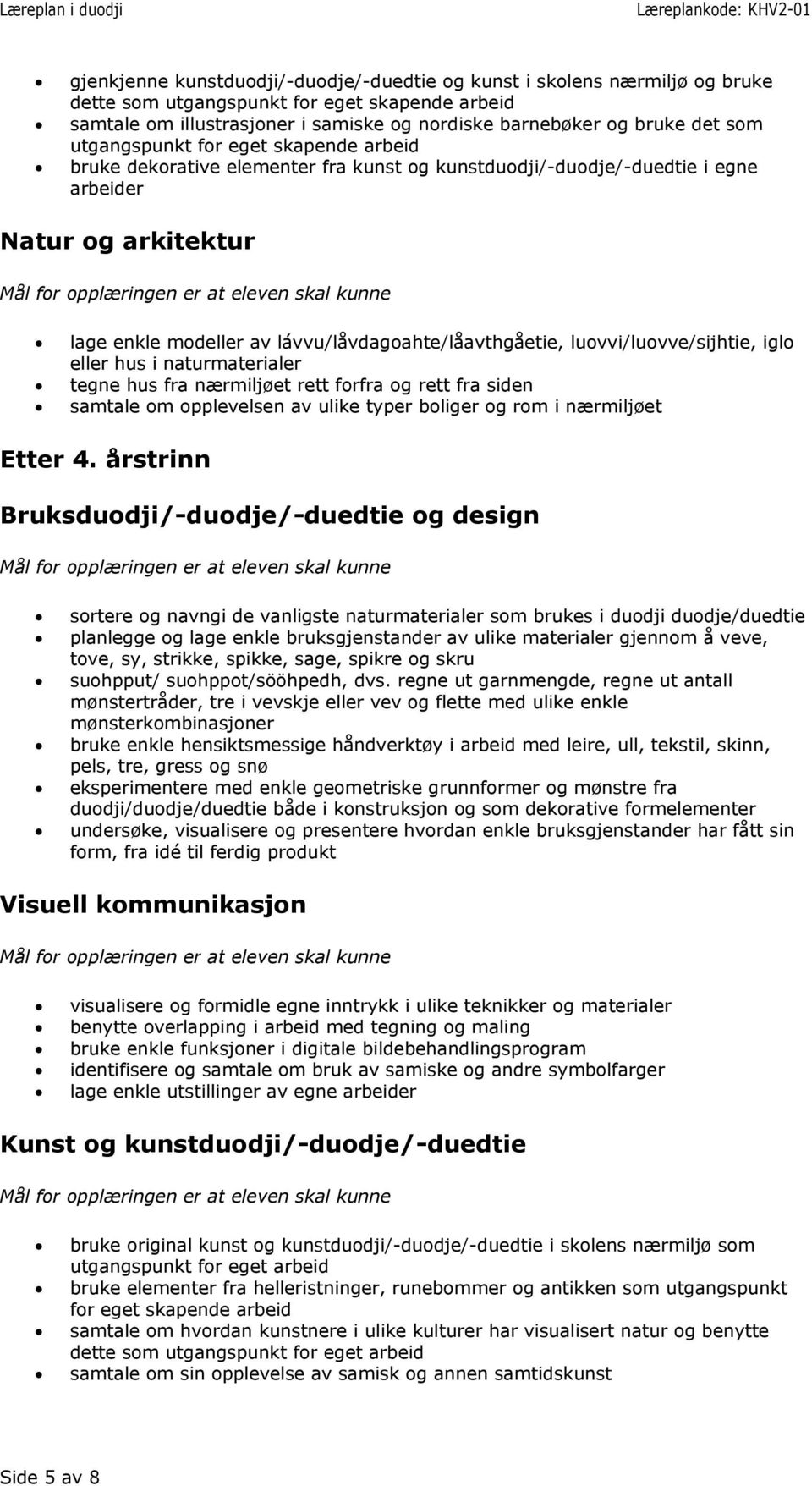 luovvi/luovve/sijhtie, iglo eller hus i naturmaterialer tegne hus fra nærmiljøet rett forfra og rett fra siden samtale om opplevelsen av ulike typer boliger og rom i nærmiljøet Etter 4.