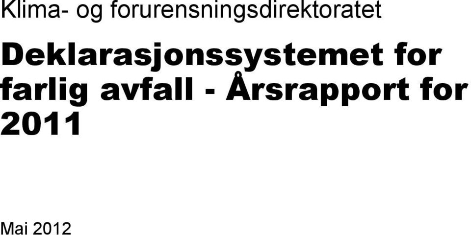 Deklarasjonssystemet for