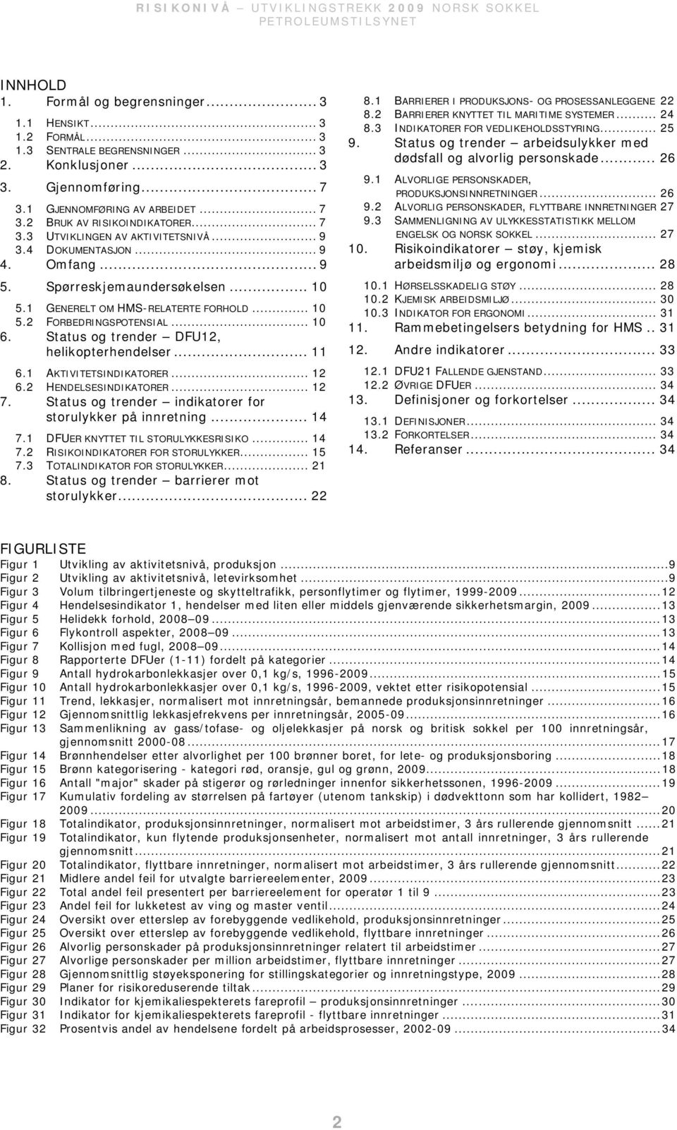 Status og trender DFU12, helikopterhendelser... 11 6.1 AKTIVITETSINDIKATORER... 12 6.2 HENDELSESINDIKATORER... 12 7. Status og trender indikatorer for storulykker på innretning... 14 7.