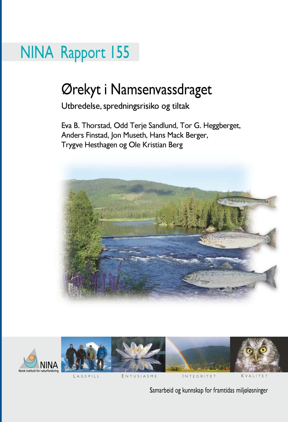 Heggberget, Anders Finstad, Jon Museth, Hans Mack Berger, Trygve Hesthagen og Ole