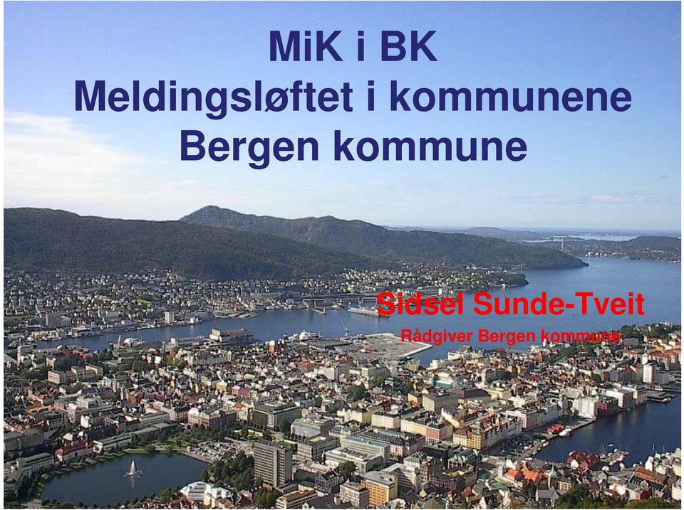 kommunene Bergen