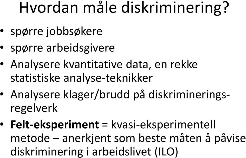 rekke statistiske analyse-teknikker Analysere klager/brudd på