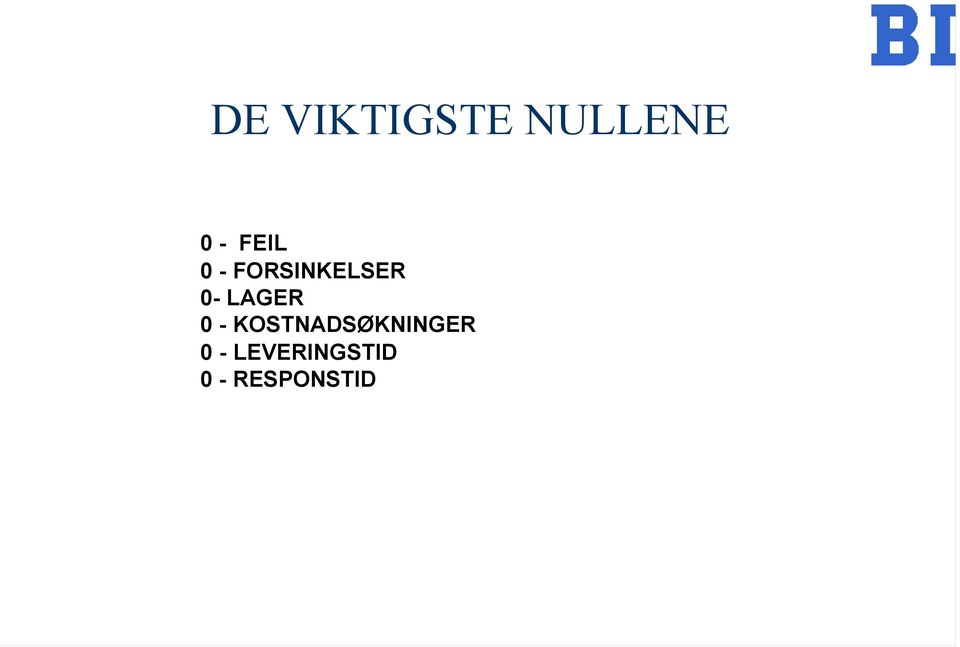 LAGER 0 - KOSTNADSØKNINGER