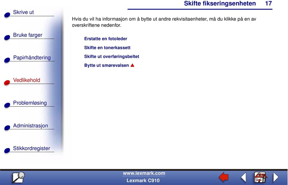 overskriftene nedenfor.