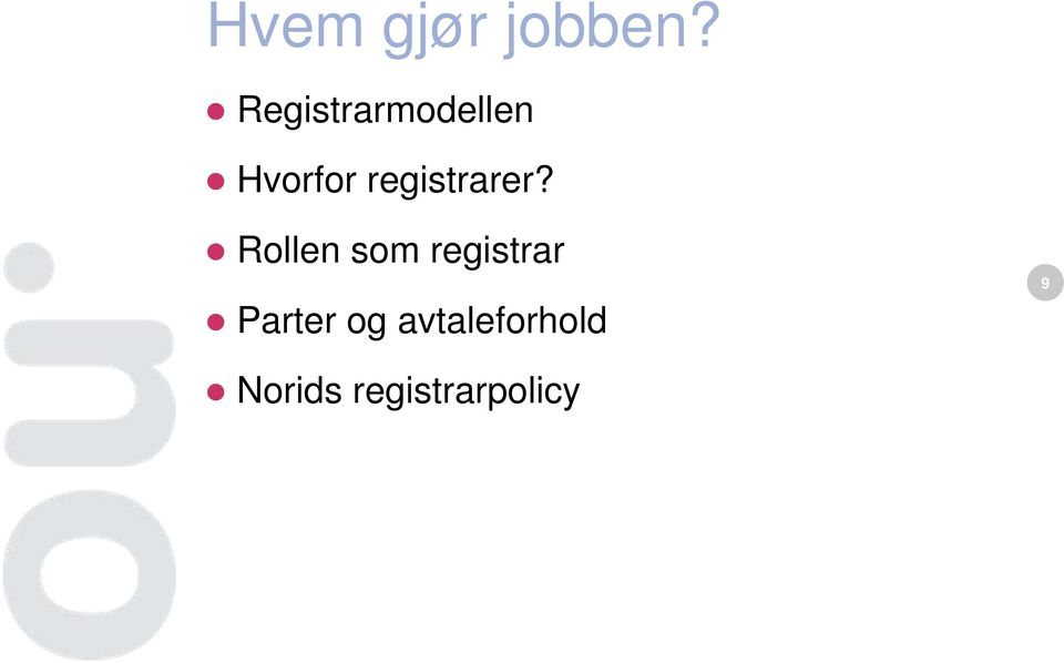 registrarer?