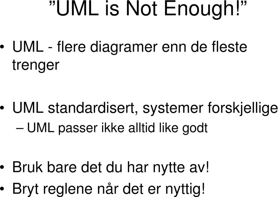 standardisert, systemer forskjellige UML passer