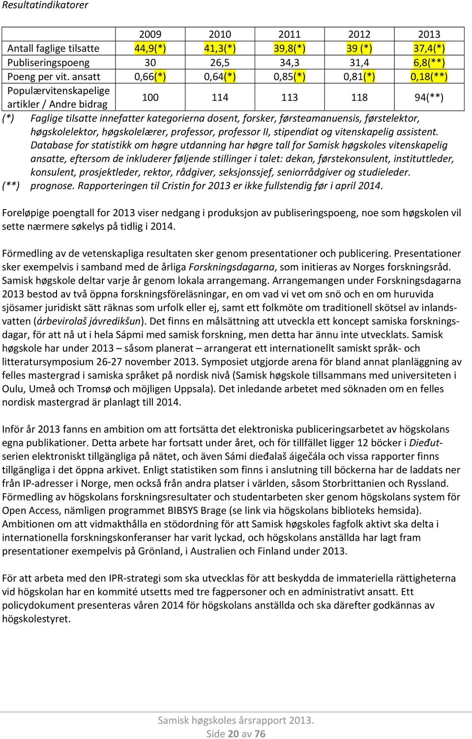 førstelektor, høgskolelektor, høgskolelærer, professor, professor II, stipendiat og vitenskapelig assistent.