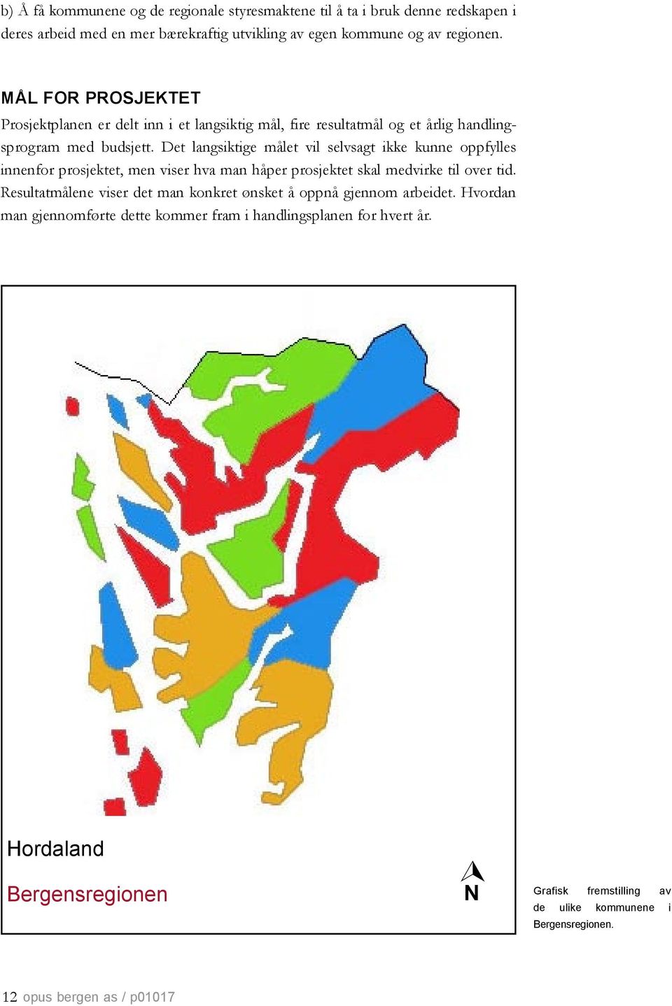 Det langsiktige målet vil selvsagt ikke kunne oppfylles innenfor prosjektet, men viser hva man håper prosjektet skal medvirke til over tid.