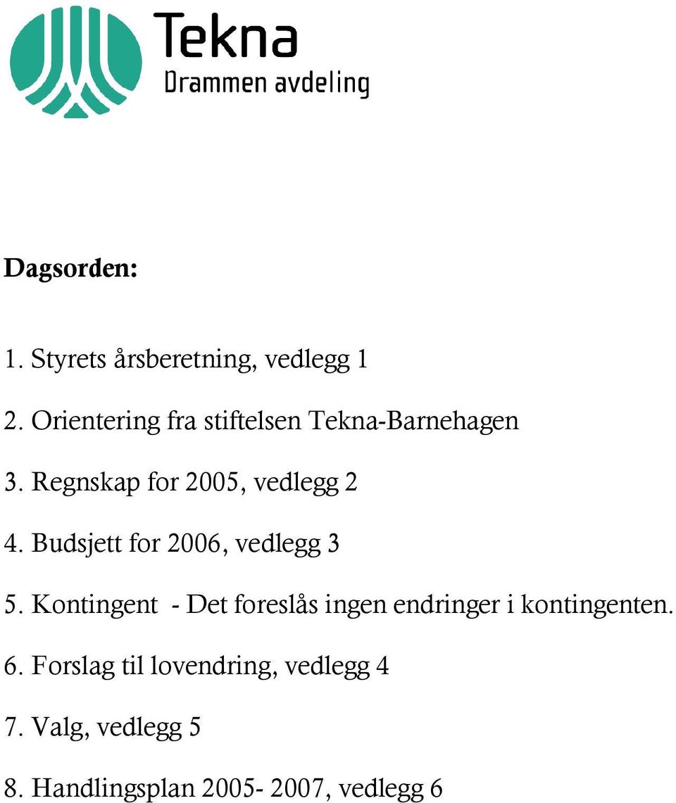 Budsjett for 2006, vedlegg 3 5.