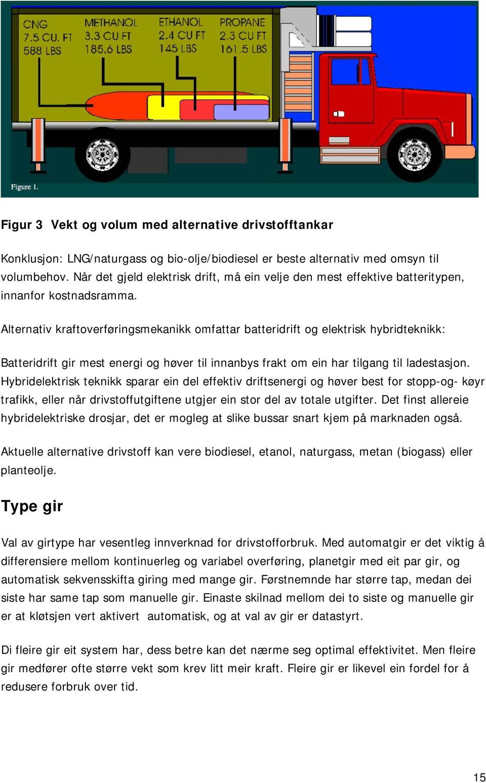 Alternativ kraftoverføringsmekanikk omfattar batteridrift og elektrisk hybridteknikk: Batteridrift gir mest energi og høver til innanbys frakt om ein har tilgang til ladestasjon.