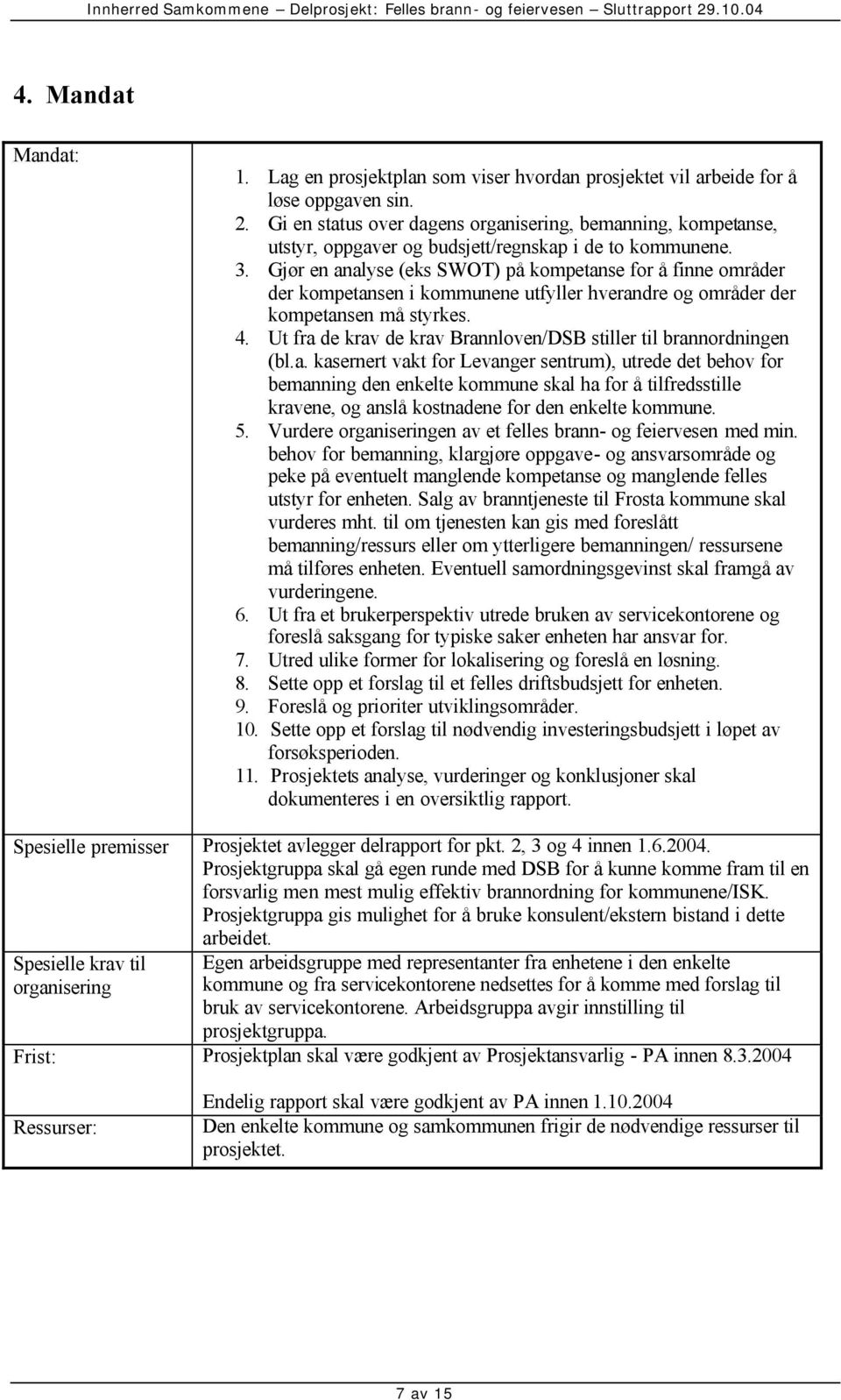 Gjør en analyse (eks SWOT) på kompetanse for å finne områder der kompetansen i kommunene utfyller hverandre og områder der kompetansen må styrkes. 4.