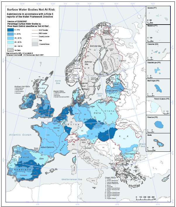 Figur 4: Detaljnivå på informasjon om påvirkninger rapportert fra medlemslandene i EU så langt. Figur 5.