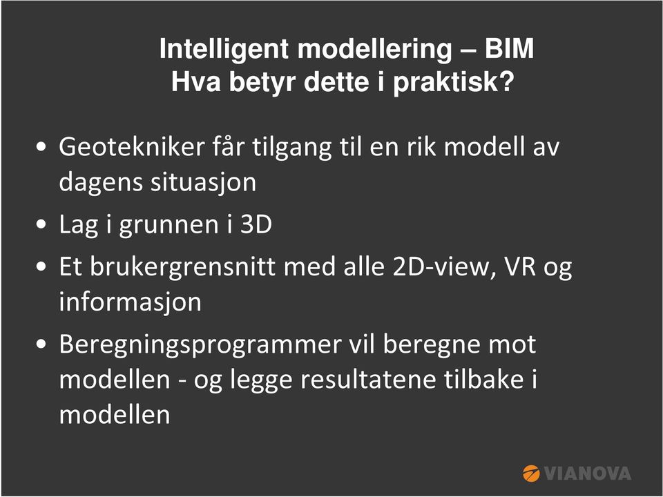 grunnen i 3D Et brukergrensnitt med alle 2D-view, VR og informasjon