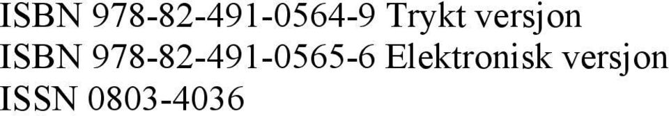 978-82-491-0565-6