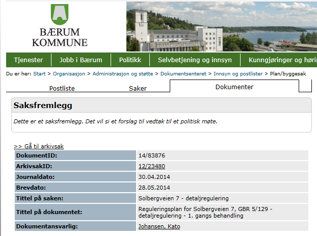 Side 3 av 11 Reguleringsforslaget kan lese i sin helhet ved å gå inn på: https://www.baerum.kommune.