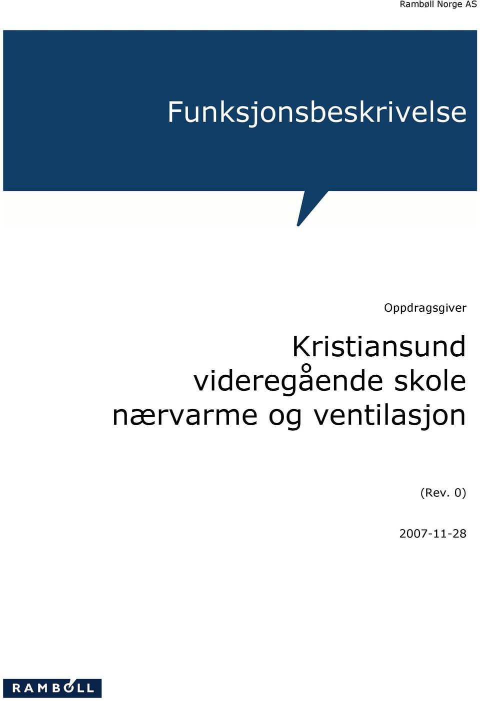 Oppdragsgiver Kristiansund