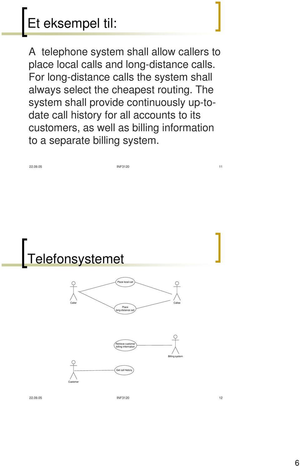 The system shall provide continuously up-todate call history for all accounts to its customers, as well as billing information to a