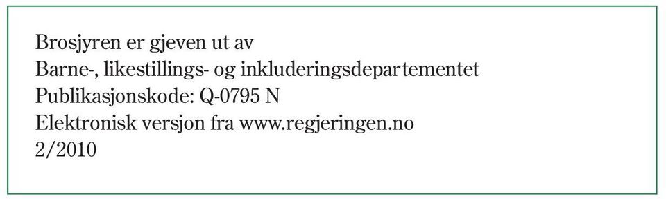 inkluderingsdepartementet