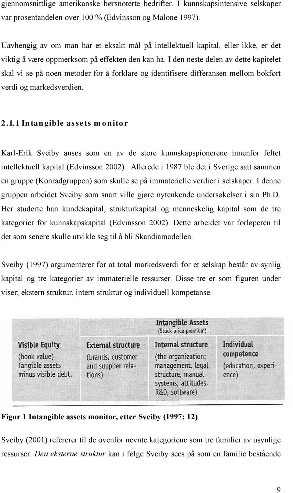 I den neste delen av dette kapitelet skal vi se på noen metoder for å forklare og identifisere differansen mellom bokført verdi og markedsverdien. 2.1.