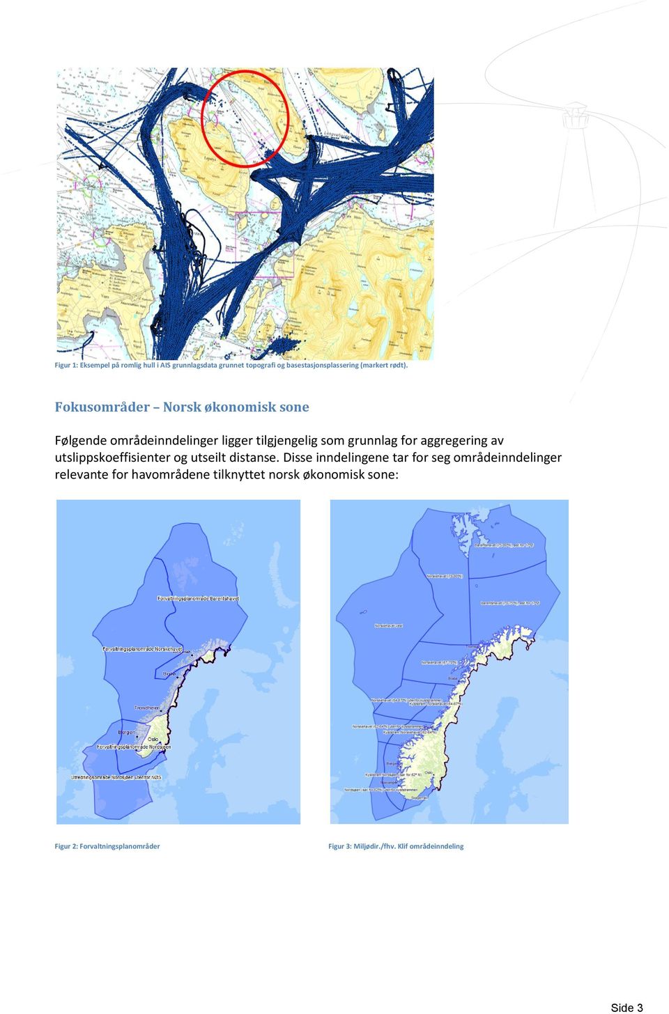 utslippskoeffisienter og utseilt distanse.