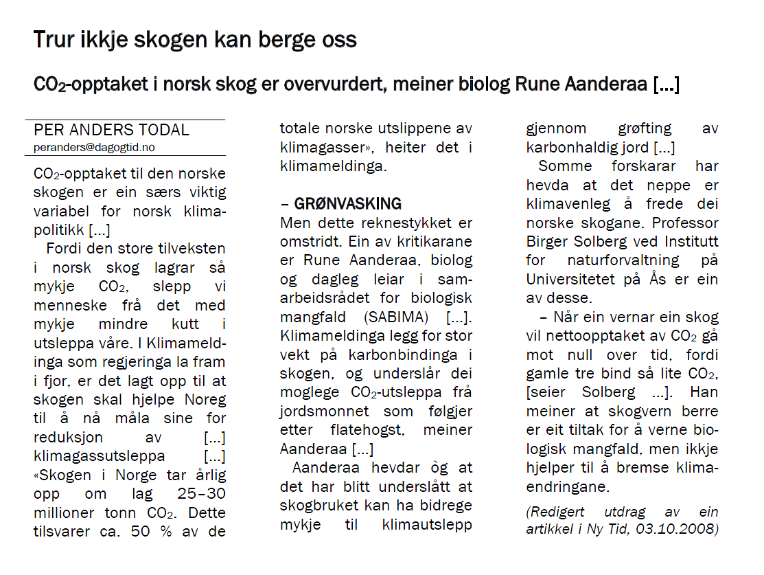 d) Hvordan kan flatehogst gi økte CO 2 -utslipp, og hvilke prosesser kan føre til utslipp av klimagasser etter grøfting?