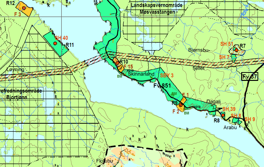 REGULERINGSPLAN FOR SKINNARLAND OMRÅDE II, DEL AV GNR. 159 BNR.