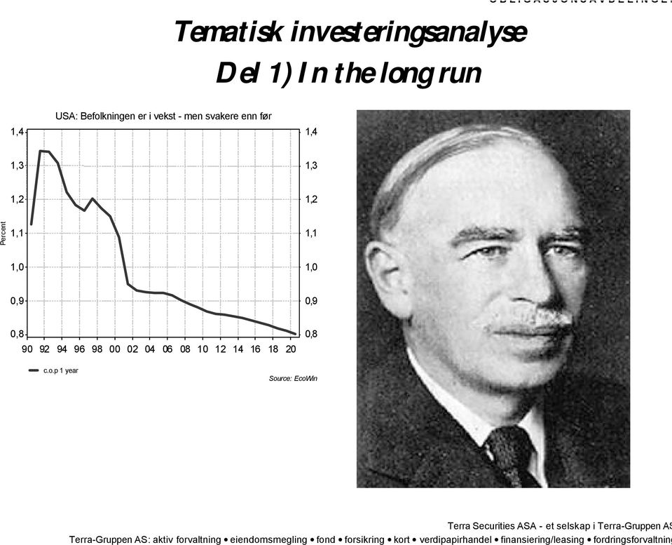 enn før 1,4 1,3 1,3 1,2 1,2 Percent 1,1 1,1 1,0 1,0 0,9 0,9 0,8 90 92