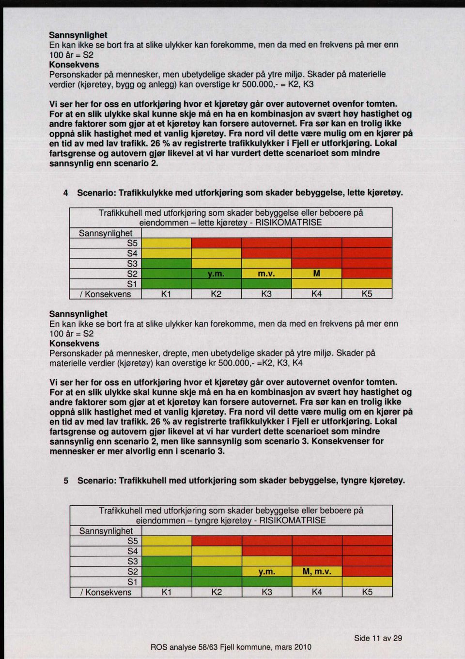 For at e slik ulykke skal kue skje må e ha e kombiasjo av svært høy hastighet og adre faktorer som gjør at et kjøretøy ka forsere autoveret.