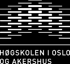 Høgskolen i Oslo og Akershus, studiested Kjeller Institutt for helse, ernæring og ledelse Fakultet for helsefag Teknisk mal for oppgaveskriving For