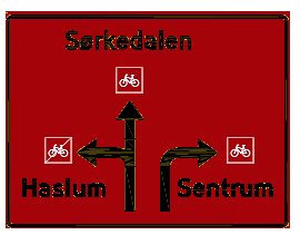 Dette hindrer syklister i å sykle parallelt med trikkeskinnene, og problemer med at hjul settes fast i trikkesporet forhindres (Vegdirektoratet, 2014d).
