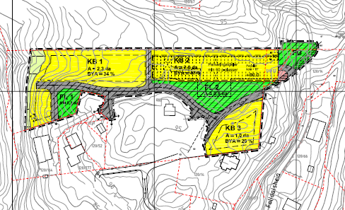 Folldalslia Planid 5010200 Ytrebygda Nordås Vest del 1 B 17, endring til småhus Planid 5010000 Ytrebygda Nordås Vest del 1