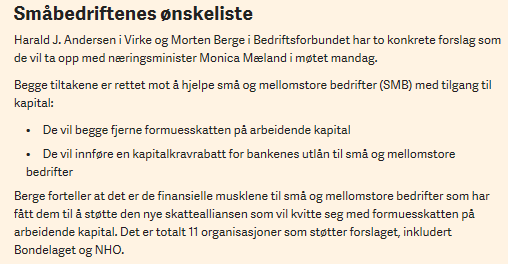 Banker må øke