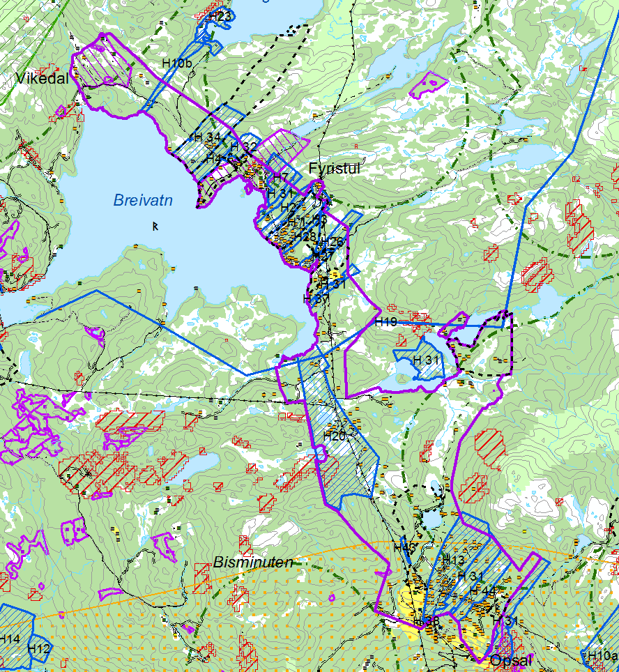 Område Breivatn Innspel som omfattas av felles for Breivatn: Område nr.