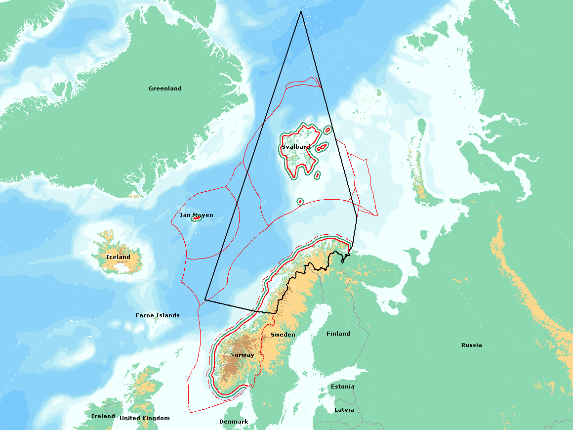 North Norway Kystlinje totalt 100 915 km Bodø