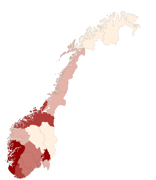 Som det går frem av tabellen kan i overkant av 450 milliarder kroner knyttes til petroleumsvirksomheten på norsk sokkel og eksport i leverandørindustrien.