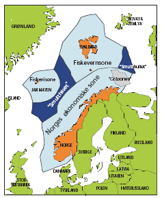 Norge kontrollerer svært store havområder Stort potensiale for