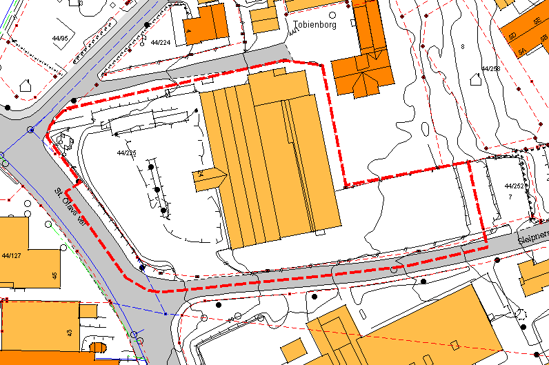 Viktige føringer i overordnete planer som er relevante for planarbeidet Hovedgrep Situasjonskart med markert planområde Gjeldende plan for Tobienborg datert 21.11.08.