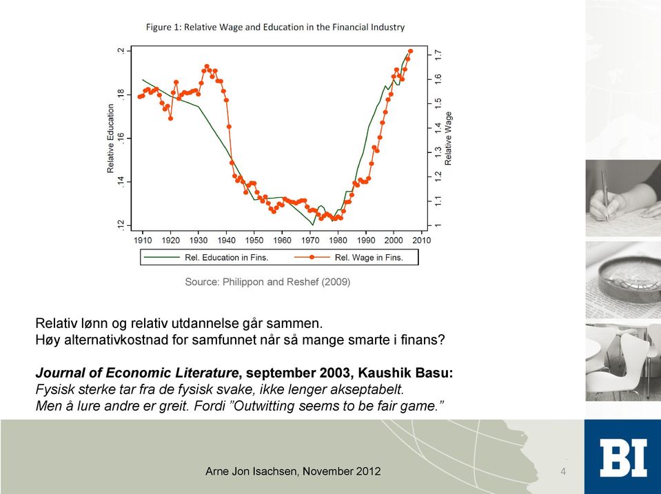 Journal of Economic Literature, september 2003, Kaushik Basu: Fysisk sterke tar fra