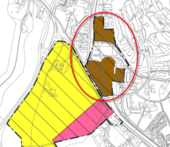 av en større utbygging på Haslum/Avløs 18 Haslum/Avløs: Solberg nytt idrettsanlegg, aktivitetsareal Endring fra: eksisterende LNF Endring til: fremtidig idrettsanlegg, grønnstruktur Rådmannen