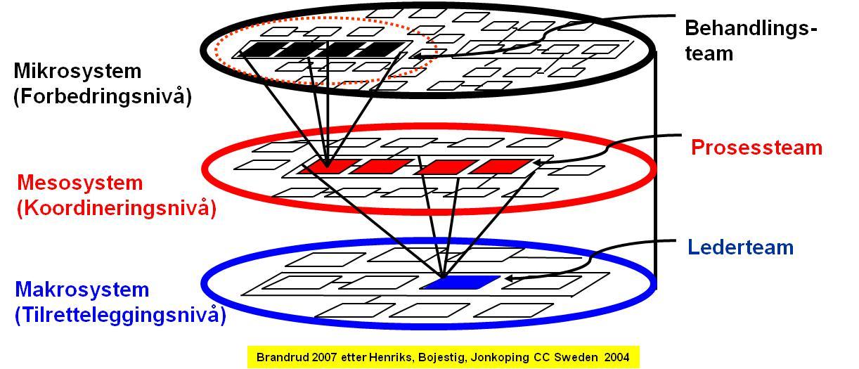 The performance of a system is not the sum of the performance of its parts taken separately, but the product of their interactions Russel Ackoff Arbeidsmetode Sykehuset definerte sine hovedprosesser