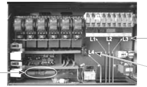 Ptensialfri kntakt Input O = åpen kntakt (OFF) Input C = sluttet kntakt (ON) Rekkeklemme terminal X2 Rekkeklemme terminal X2 L1 L2 L3 L4 Rekkeklemme terminal X2 Kabelstørrelse Avmantlet kabelislasjn