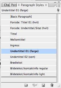 Brosjyremal Grid og skriftstiler 1 Fordi det grafiske elementet er bygget opp av fire kvadrater, er også brosjyremalen bygget opp rundt en kvadratisk grid.