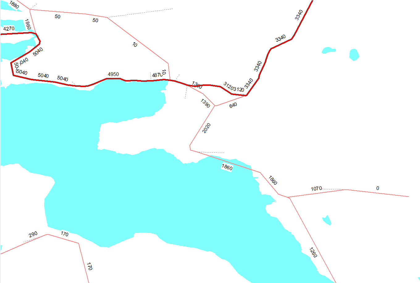 2 Transportmodellberegninger 2.1 DAGENS SITUASJON Geodatabasen mottatt fra Statens vegvesen Region Midt er for 2014. Denne er anvendt til å lage nettverk for beregningene i transportmodellen.