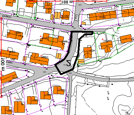 2. Etablere anlegg for myketrafikkanter fra Bergstien langs fv 326 opp mot Vadsø kretsfengsel/ oppstramming av kryss/