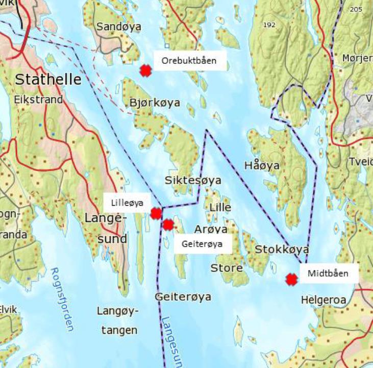 4.10 NATURGITTE FORHOLD Sjøkartnull og tidevann Alle høyder i prosjektet refereres til sjøkartnull som ligger 36 cm under Normalnull 1954. (Kilde: sehavniva.