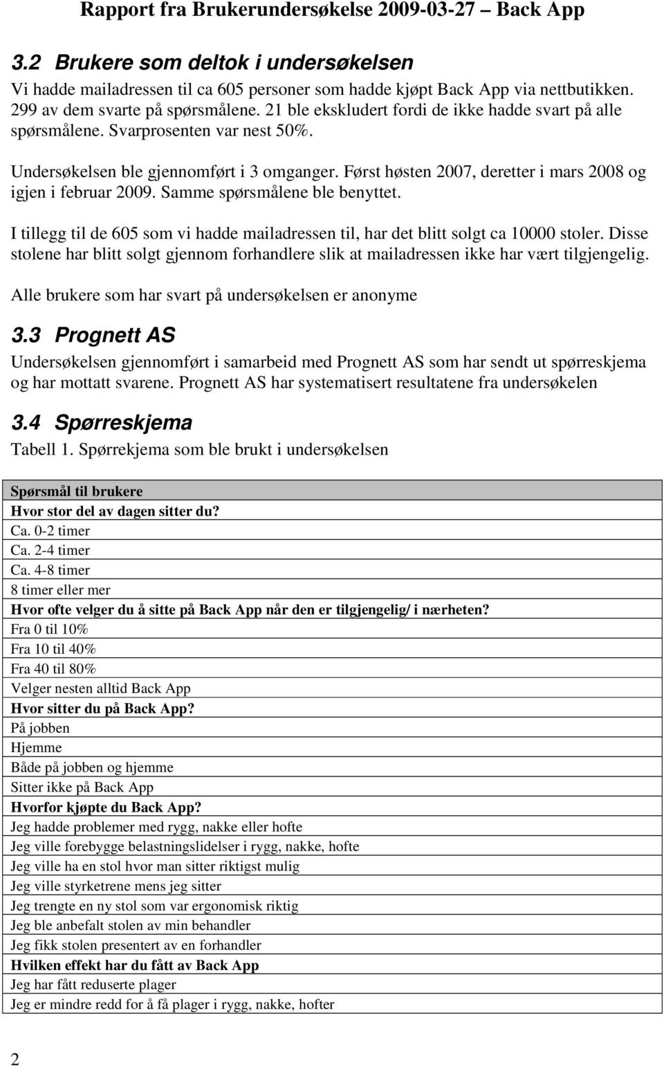 Først høsten 2007, deretter i mars 2008 g igjen i februar 2009. Samme spørsmålene ble benyttet. I tillegg til de 605 sm vi hadde mailadressen til, har det blitt slgt ca 10000 stler.