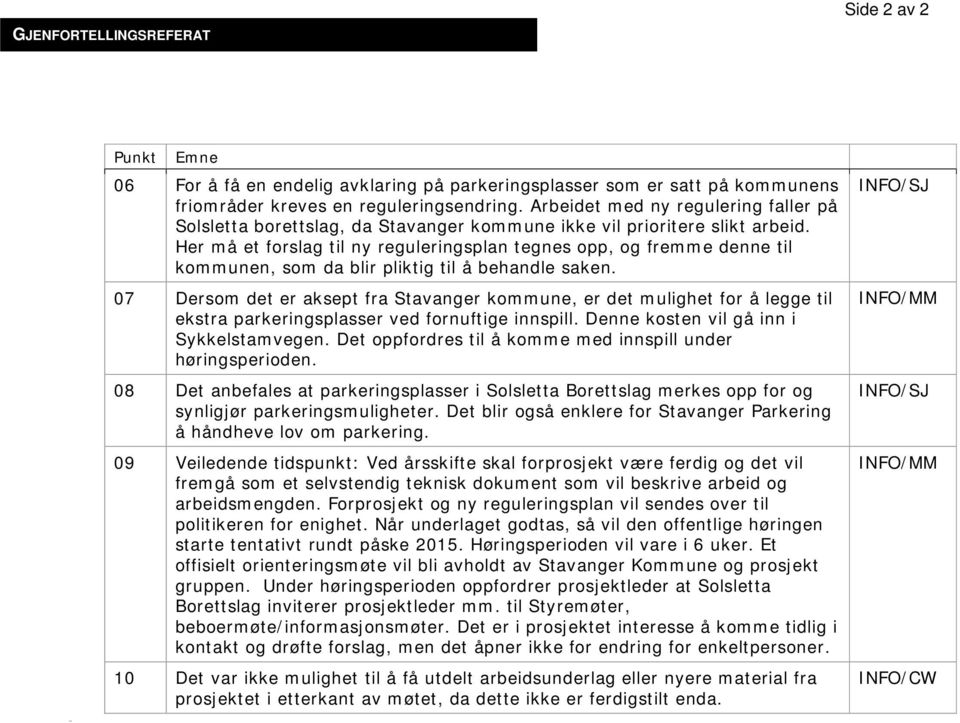 Her må et forslag til ny reguleringsplan tegnes opp, og fremme denne til kommunen, som da blir pliktig til å behandle saken.