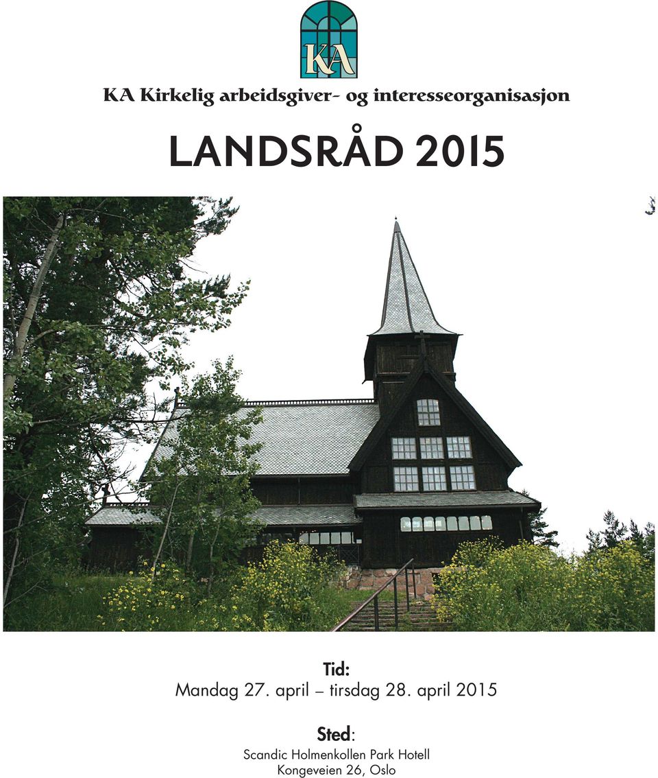april 2015 Sted: Scandic